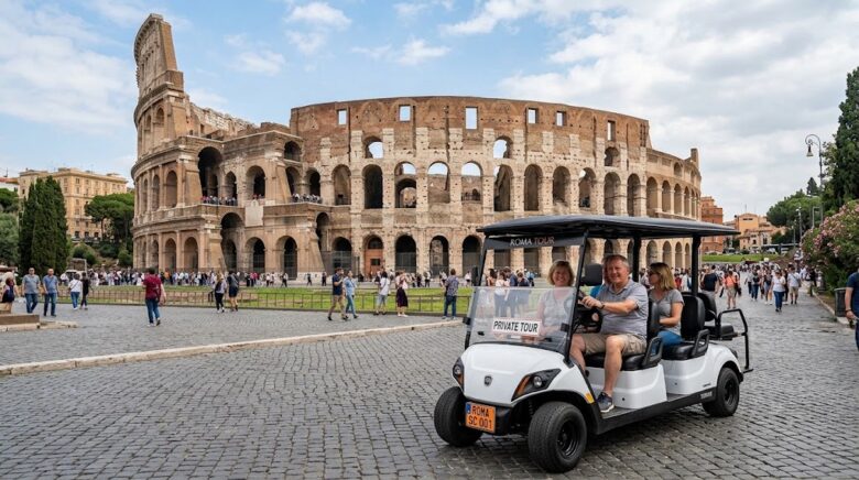 Giro di vite sulle golf car nel centro di Roma: maxi multe e patenti ritirate
