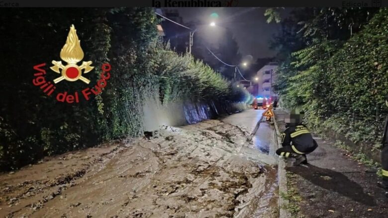 Maltempo, frane e smottamenti nel Comasco. Allerta anche a Milano per la piena del Lambro