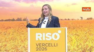 Meloni a Vercelli: Le mondine pilastri dello stato sociale, Emma Bonino sarebbe d’accordo con me