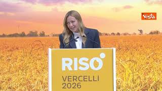 Meloni: Tagliare i fondi alla Pac non sarebbe intelligente, perché agricoltura è competitività