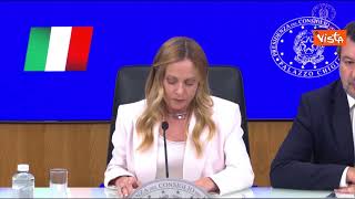 Meloni: Taglio delle accise sul gasolio fino al 5 ottobre