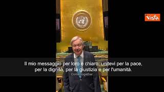Assemblea Onu, il messaggio di Guterres ai leader mondiali: Unitevi per pace e giustizia