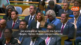 Trump all’Onu: Incrollabile il mio impegno contro l’arma nucleare iraniana
