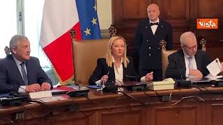 Record durata Governo Meloni, la premier presiede il primo Consiglio dei Ministri nel 2022