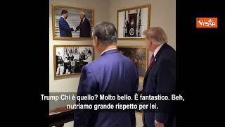 Trump mostra a Xi Jinping la loro foto insieme: Abbiamo grande rispetto per Lei