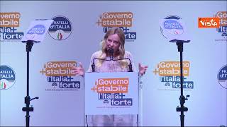 Meloni: A chi vuole ostacolarci dico: Mettetevi comodi, non avete capito con chi avete a che fare