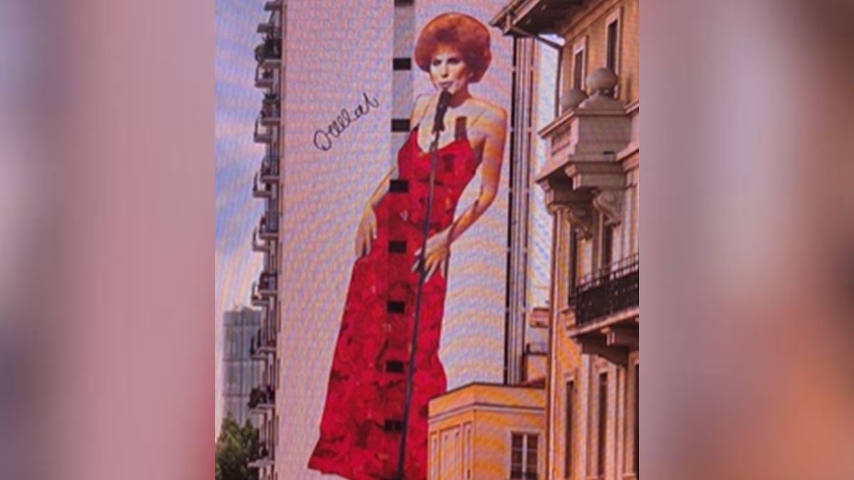 Milano, svelato il maxi-murale dedicato ad Ornella Vanoni in Porta Nuova Milano, svelato il maxi-murale dedicato ad Ornella Vanoni in Porta Nuova