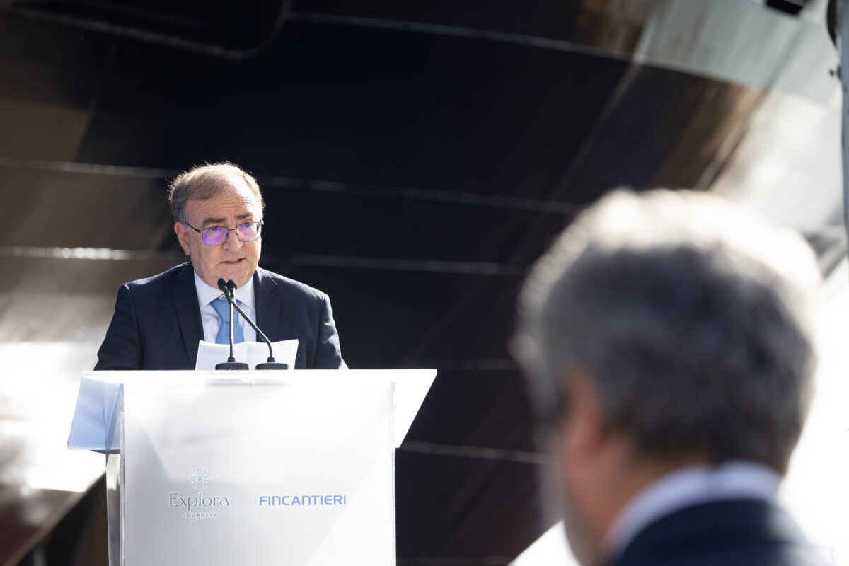 Fincantieri, doppio evento a Sestri Ponente: varo di Explora V e cerimonia della moneta di Explora VI Fincantieri, doppio evento a Sestri Ponente: varo di Explora V e cerimonia della moneta di Explora VI