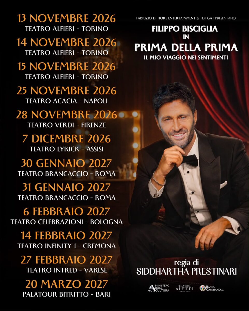 Filippo Bisciglia cambia palco: da Temptation Island al teatro, a Roma con “Prima della Prima” Filippo Bisciglia cambia palco: da Temptation Island al teatro, a Roma con “Prima della Prima”