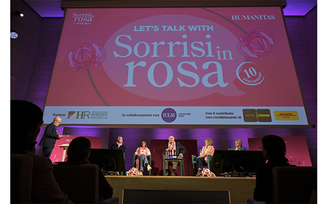 Gerry Scotti riceve un riconoscimento da protagonista con Sorrisi in Rosa e IULM