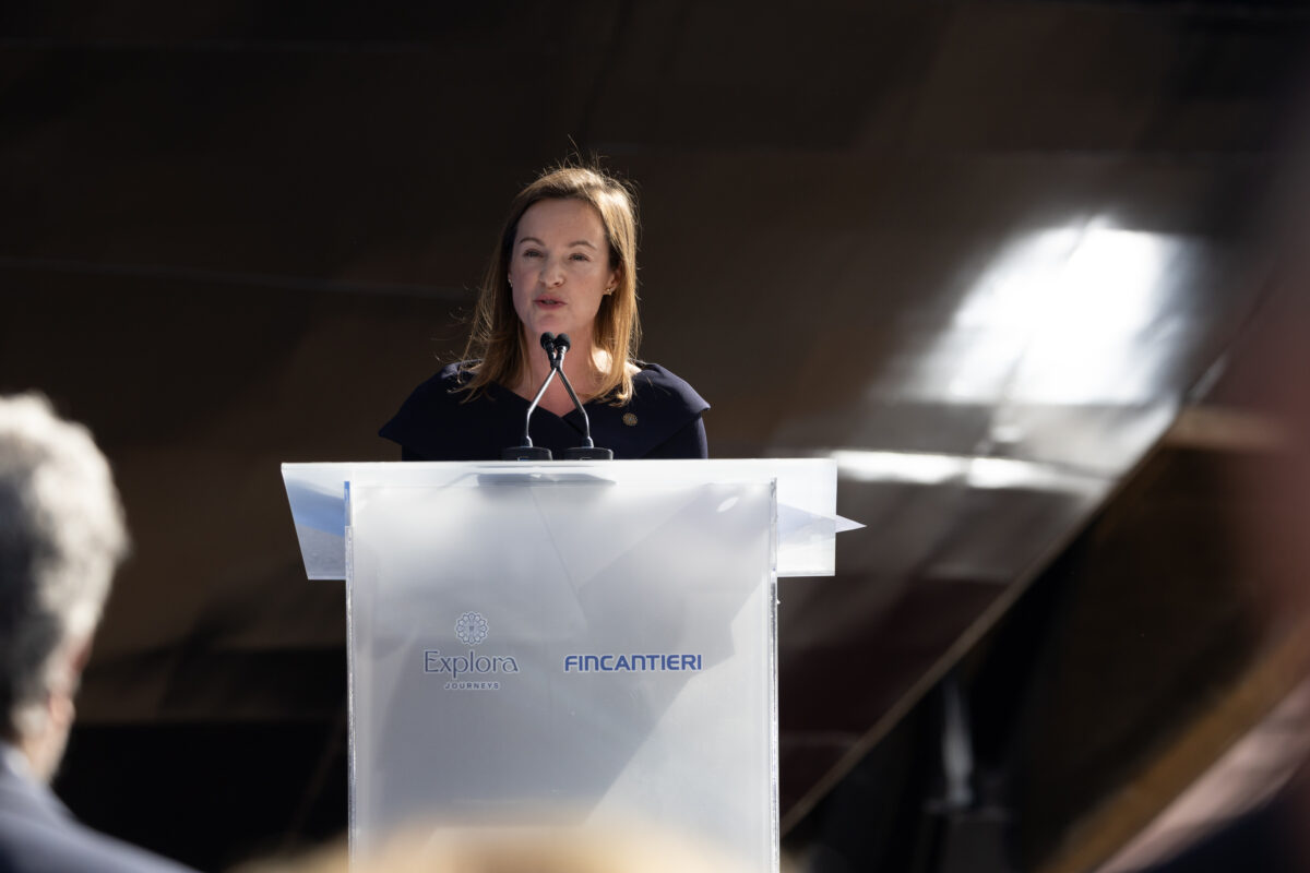Fincantieri, doppio evento a Sestri Ponente: varo di Explora V e cerimonia della moneta di Explora VI Fincantieri, doppio evento a Sestri Ponente: varo di Explora V e cerimonia della moneta di Explora VI