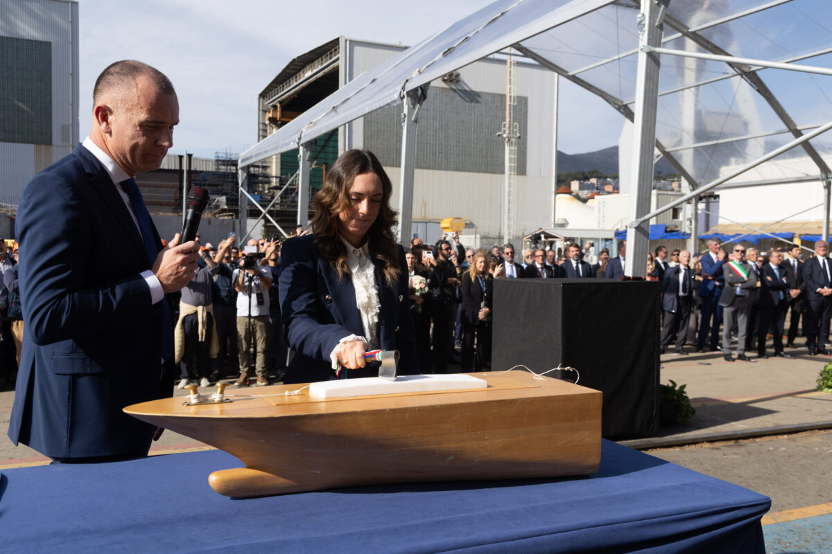 Fincantieri, doppio evento a Sestri Ponente: varo di Explora V e cerimonia della moneta di Explora VI Fincantieri, doppio evento a Sestri Ponente: varo di Explora V e cerimonia della moneta di Explora VI