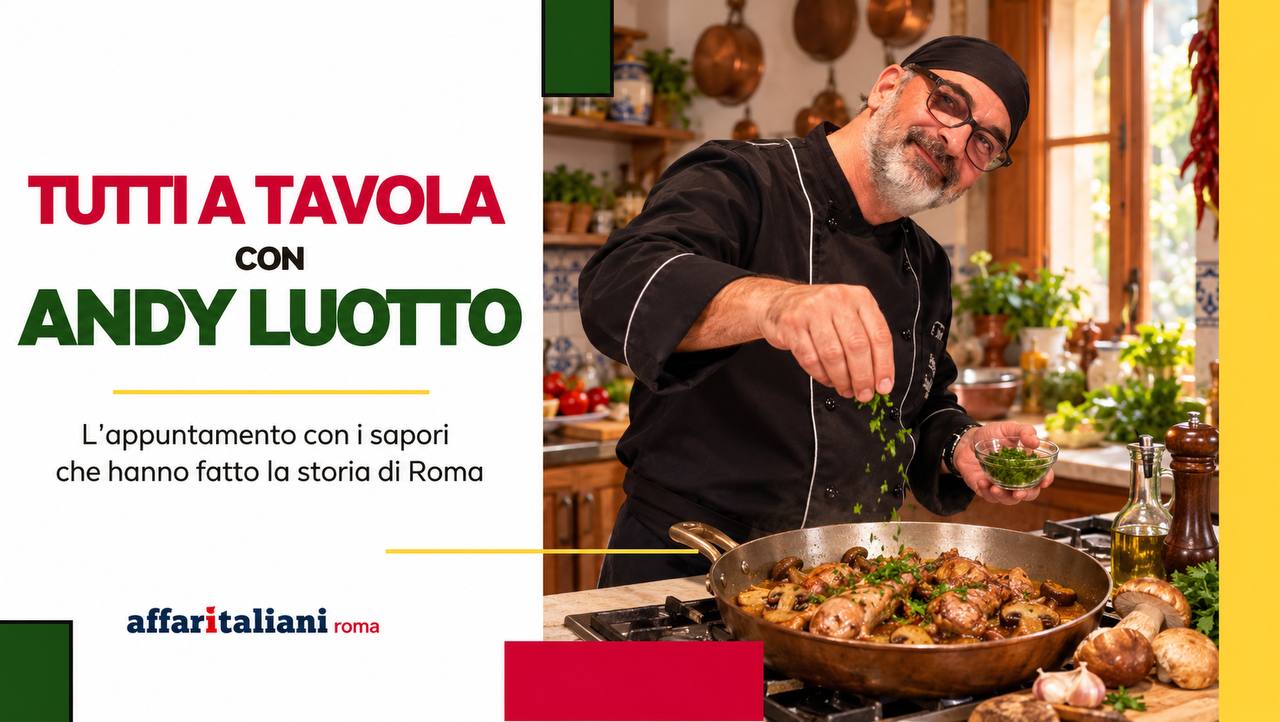C’era una volta il coniglio con i porcini. Andy Luotto e i segreti della cucina romana – INTERVISTA C’era una volta il coniglio con i porcini. Andy Luotto e i segreti della cucina romana – INTERVISTA