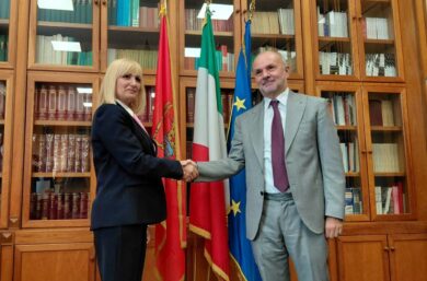 Schillaci, incontro con la Vicepremier del Montenegro: focus sulla cooperazione sanitaria