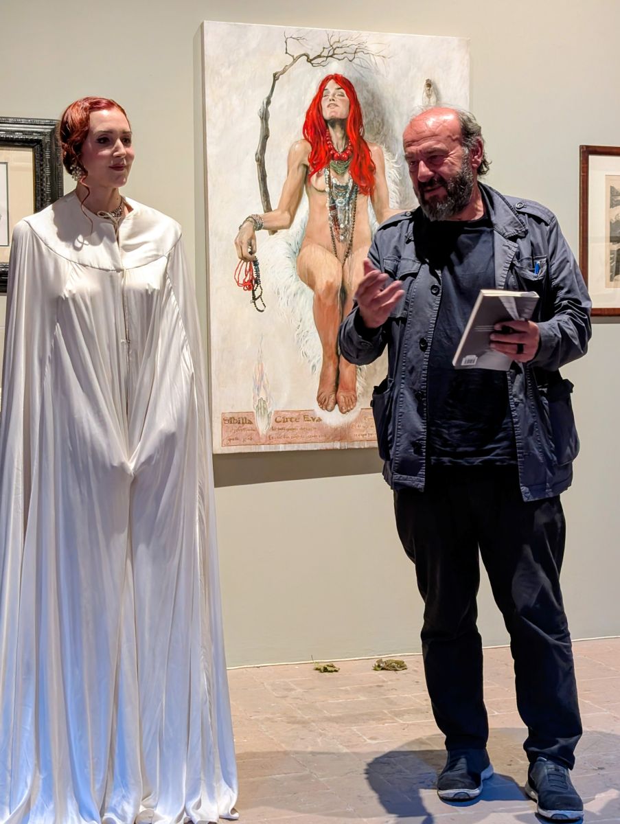“Simona Bramati. Miti, Metamorfosi, Visioni” alla Mole Vanvitelliana di Ancona. Prima performance con Davide Rondoni “Simona Bramati. Miti, Metamorfosi, Visioni” alla Mole Vanvitelliana di Ancona. Prima performance con Davide Rondoni