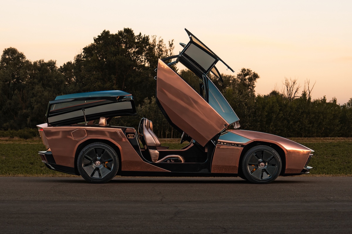 Fabrizio Giugiaro svela la Peralta D, one-off in rame per Carlos Peralta