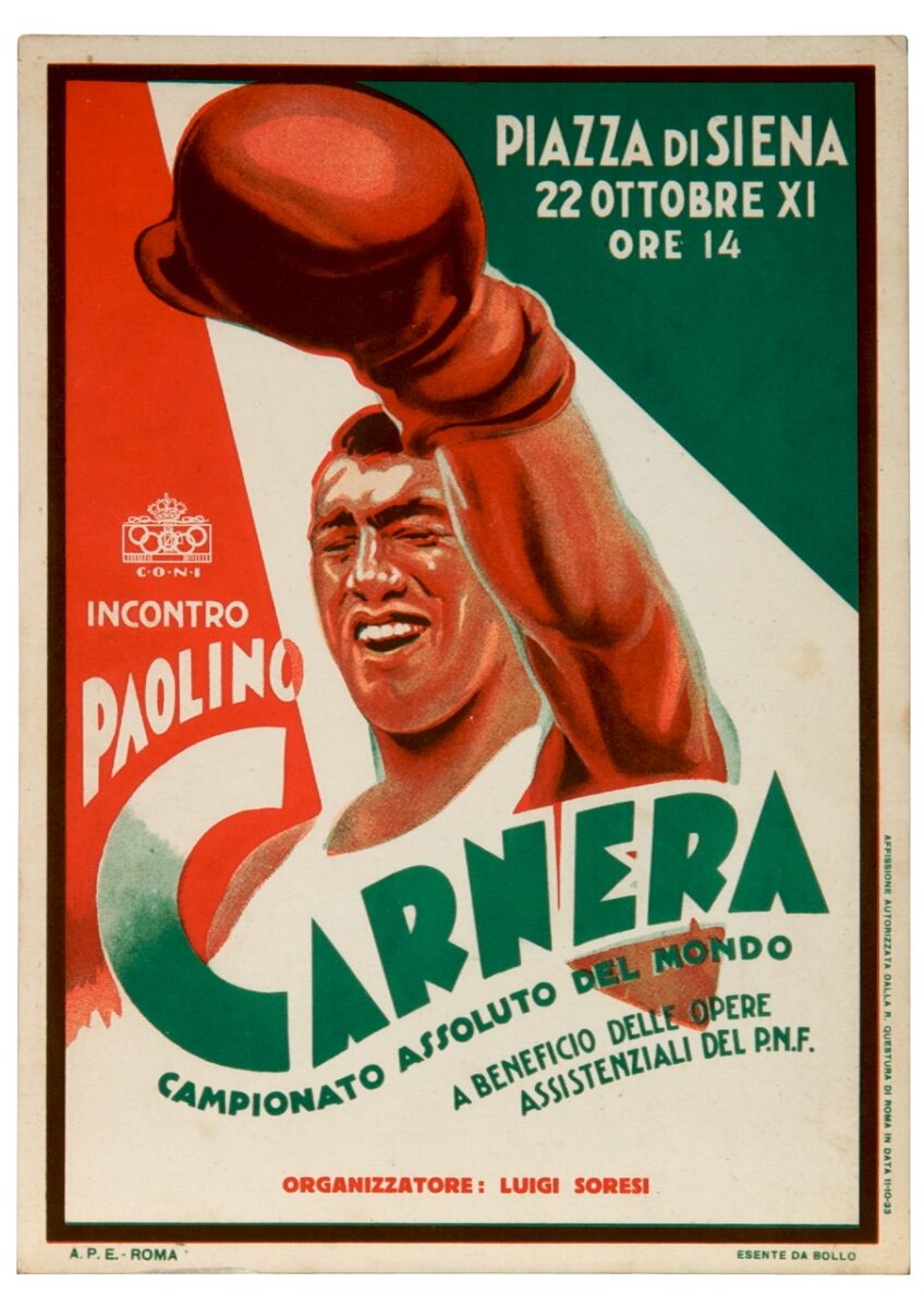 22 ottobre 1933 – Carnera conquista Piazza di Siena davanti a 70mila persone 22 ottobre 1933 – Carnera conquista Piazza di Siena davanti a 70mila persone
