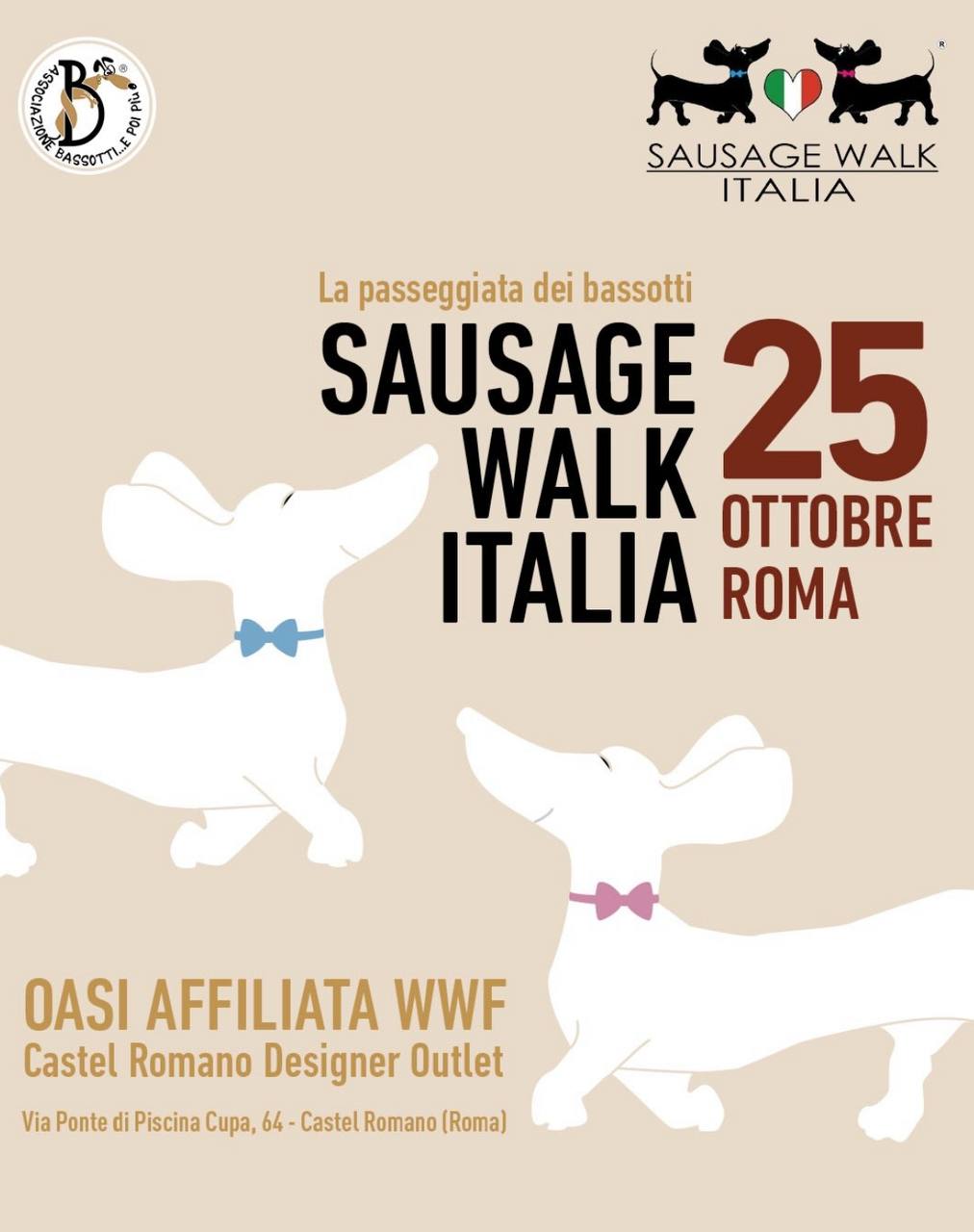 Bassotti in passerella a Roma: una domenica a quattro zampe tra natura, solidarietà e shopping