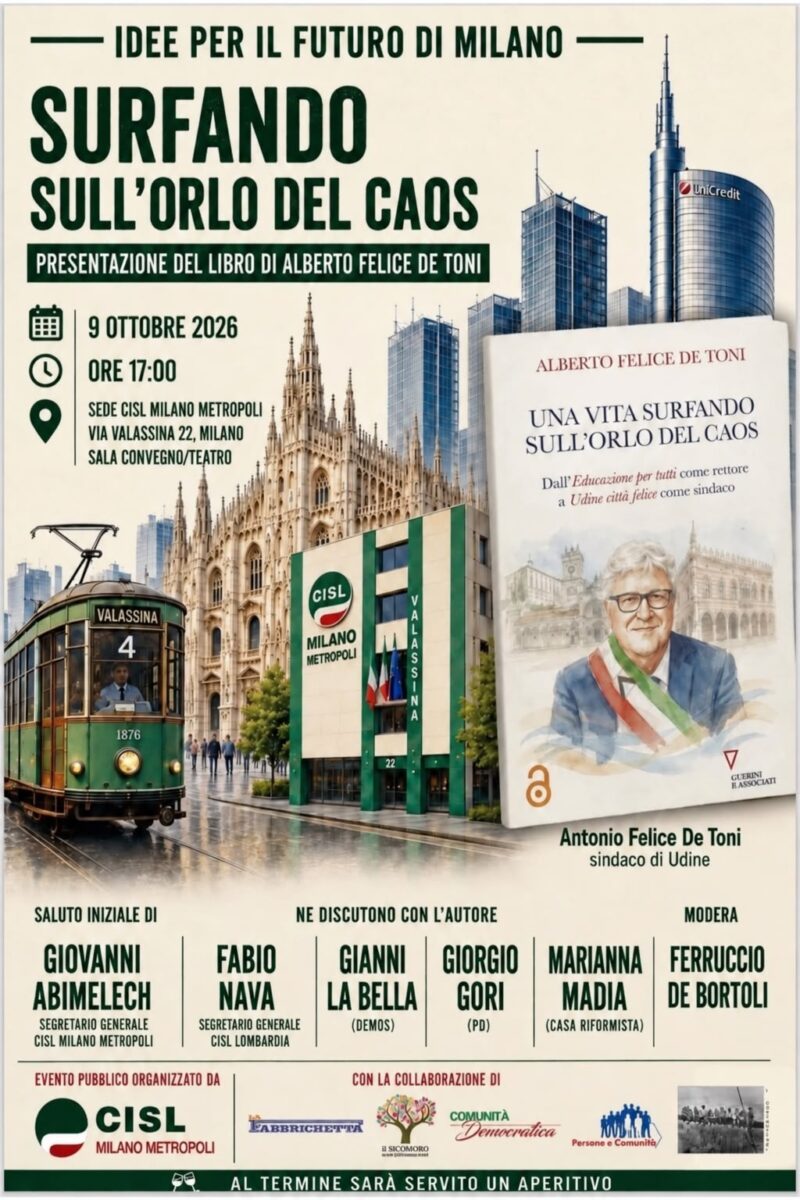 Un sindaco riformista comunitario a Milano