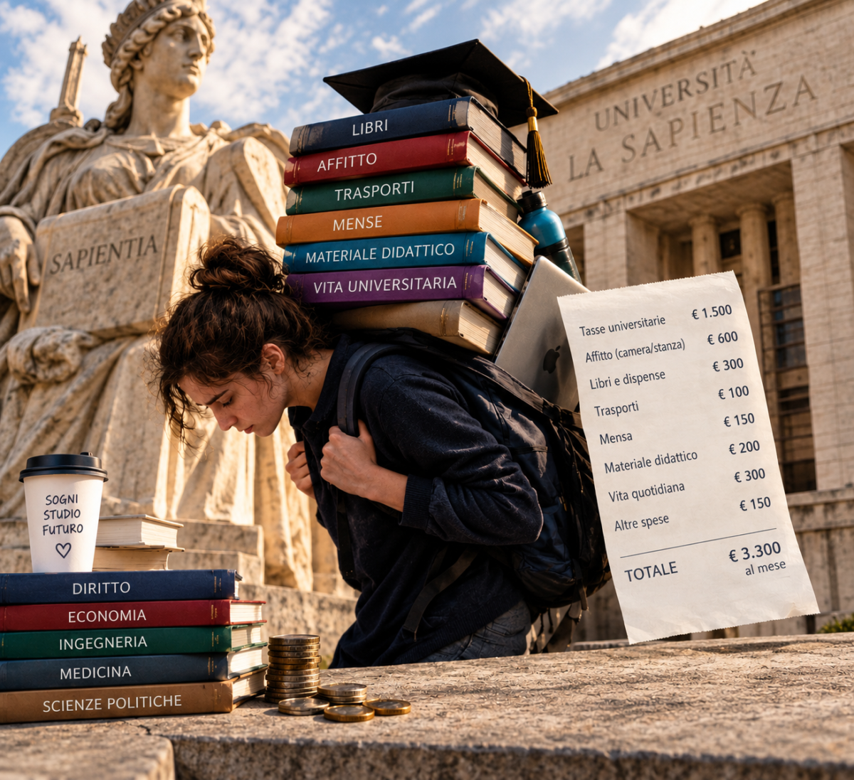 Scuole senza risorse e affitti choc: studiare a Roma è diventato un vero e proprio lusso Scuole senza risorse e affitti choc: studiare a Roma è diventato un vero e proprio lusso