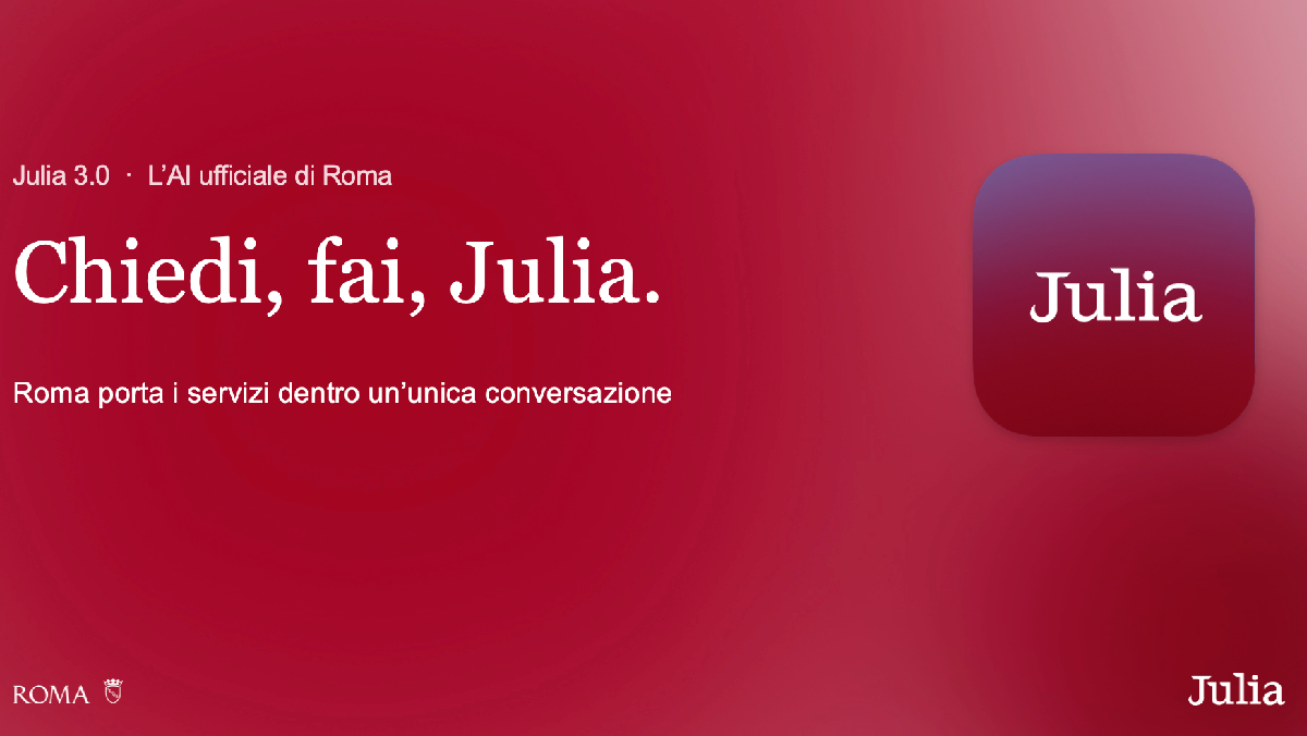 IA, Gualtieri lancia Julia 3.0: la prima intelligenza artificiale generativa urbana – VIDEO IA, Gualtieri lancia Julia 3.0: la prima intelligenza artificiale generativa urbana – VIDEO
