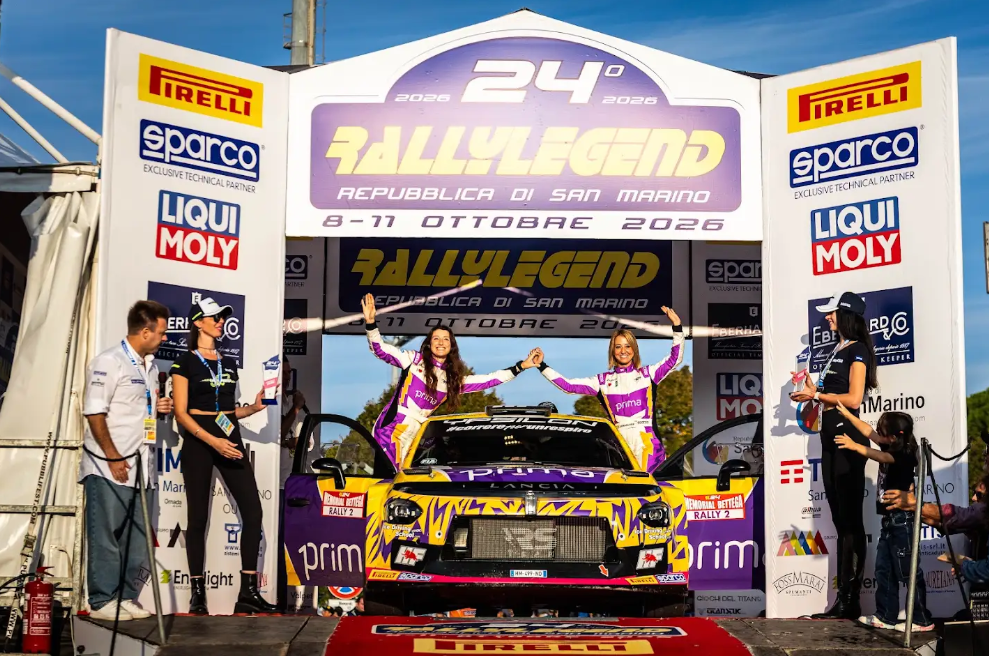 Rallylegend: Lancia tra podio, spettacolo e solidarietà con Somaschini Rallylegend: Lancia tra podio, spettacolo e solidarietà con Somaschini