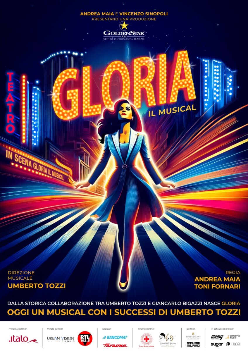 Gloria Il Musical, le canzoni di Umberto Tozzi arrivano a Roma: un mese all’Auditorium della Conciliazione