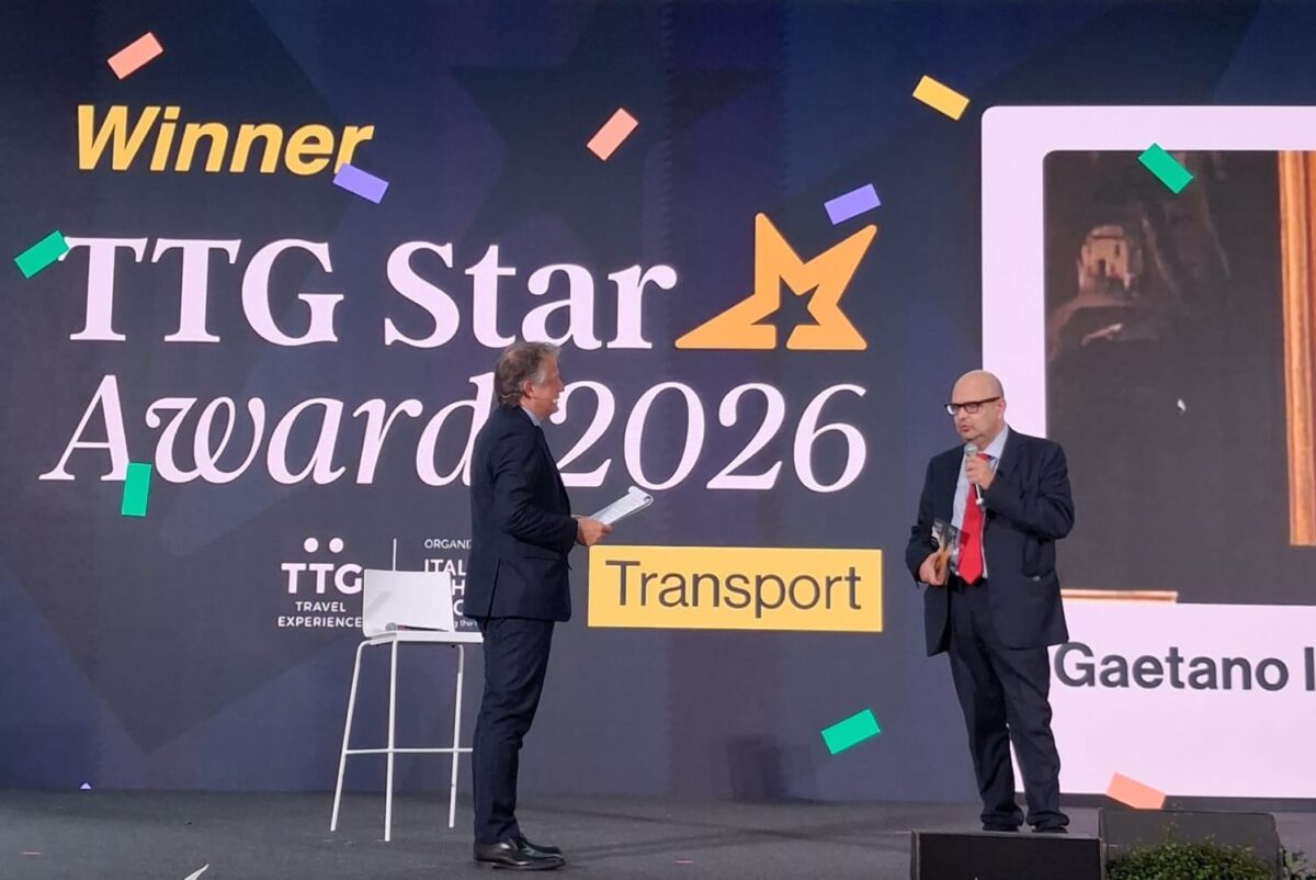 Gaetano Intrieri, CEO Aeroitalia, vince il TTG Star Award 2026 per la categoria Transport Gaetano Intrieri, CEO Aeroitalia, vince il TTG Star Award 2026 per la categoria Transport