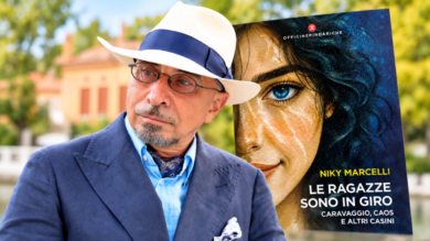 Metti un Caravaggio e cinque adolescenti scatenate: lo scrittore Niky Marcelli concede il bis in libreria
