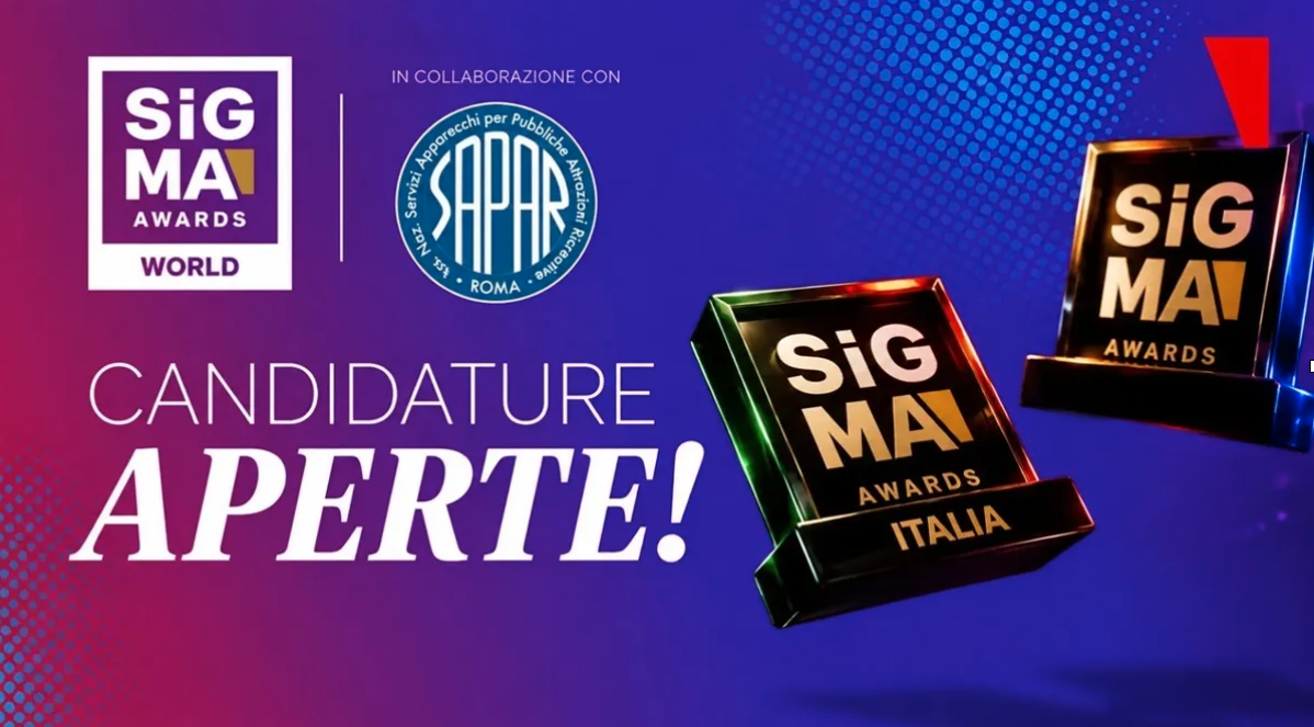 SiGMA World 2026 torna a Roma: ultimi giorni per le candidature agli Italia Awards SiGMA World 2026 torna a Roma: ultimi giorni per le candidature agli Italia Awards