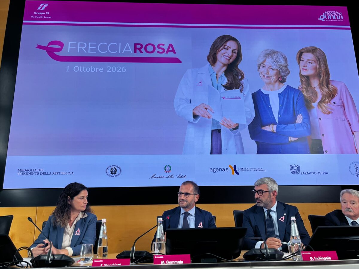 FrecciaRosa, la prevenzione viaggia in treno: al via la sedicesima edizione del progetto di FS e IncontraDonna FrecciaRosa, la prevenzione viaggia in treno: al via la sedicesima edizione del progetto di FS e IncontraDonna