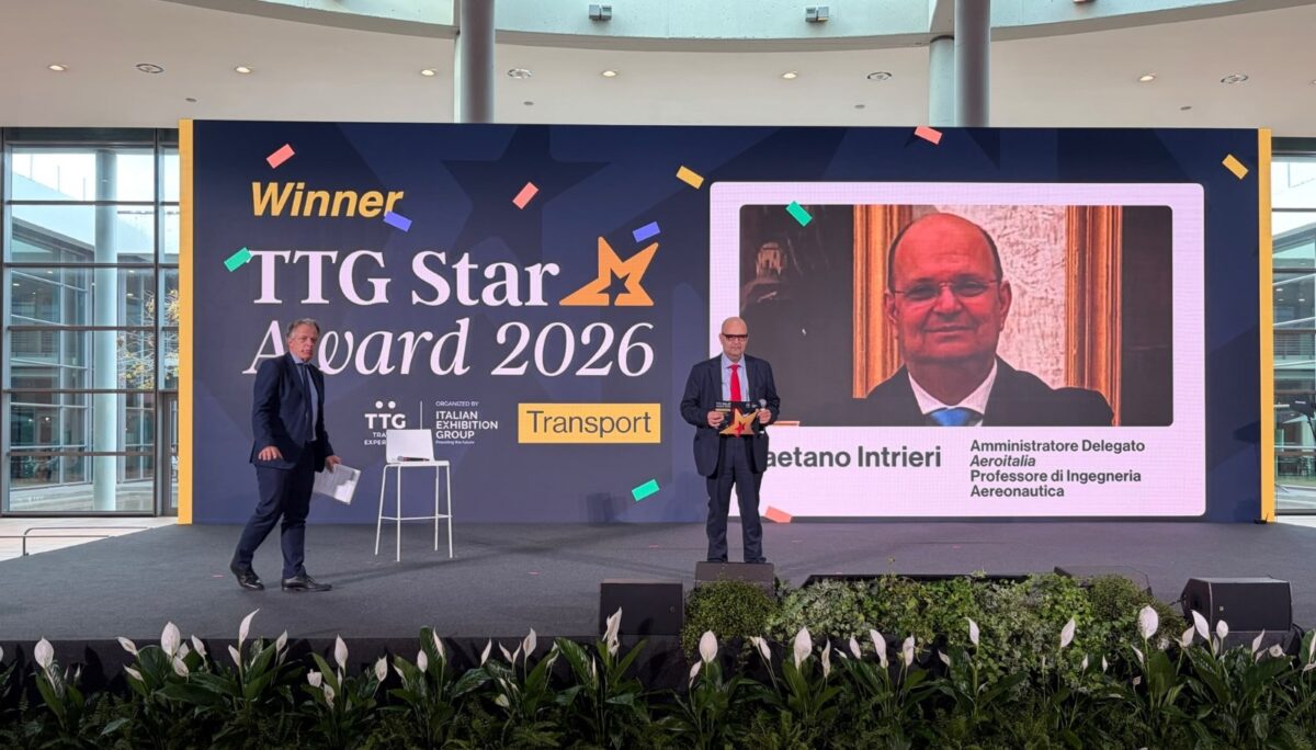 Galleria foto 'Gaetano Intrieri, CEO Aeroitalia, vince il TTG Star Award 2026 per la categoria Transport' - foto 1