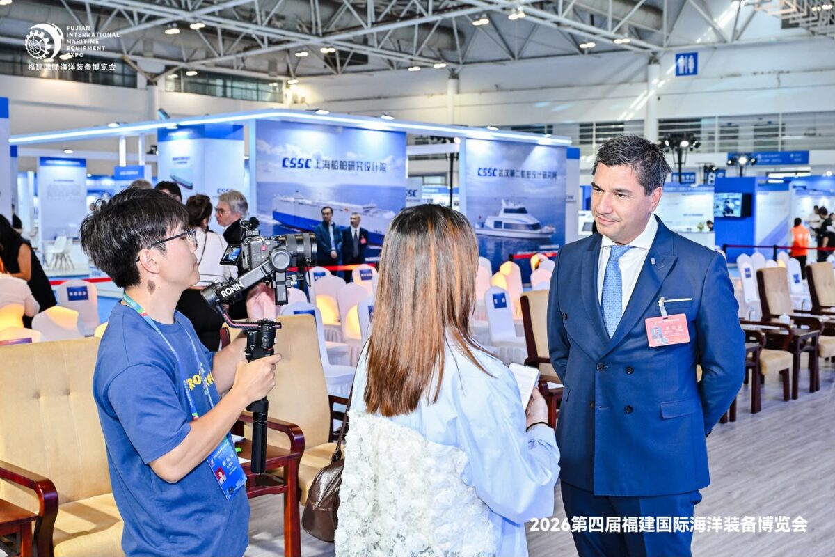 Mirko Benetti (Presidente Port Authority di Pisa) alla cerimonia inaugurale della 4ª Fujian International Maritime Equipment Expo