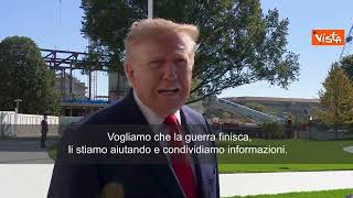 Trump Continuiamo a condividere l’intelligence con Kiev, lavoriamo per la fine della guerra