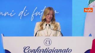 Meloni: Dietro ogni artigiano c’è un’Italia che non si arrende